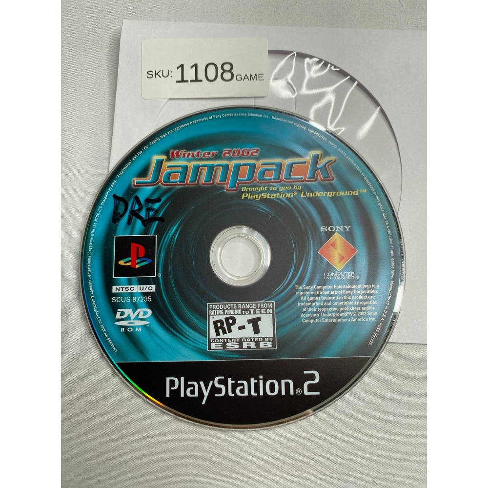 PlayStation 2 Jampack Winter 2002 PS2 Demo Disc